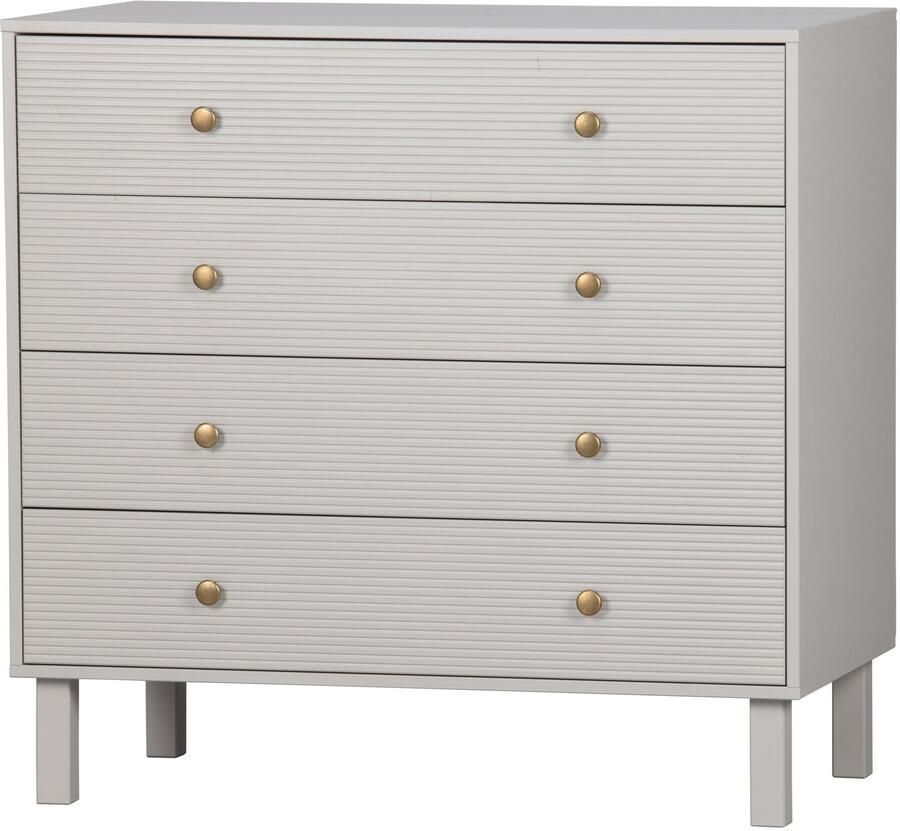 WOOOD Ladenkast Madu Grenen Wolkengrijs [Fsc]