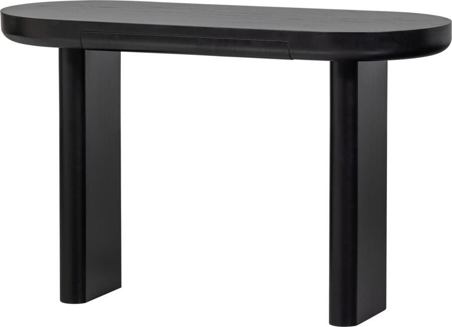 WOOOD MAEL BUREAU SIDETABLE FINEER ZWART