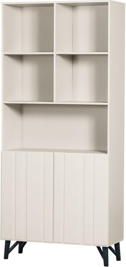 WOOOD MILLER 2-DEURS OPBERGKAST GRENEN DUST [fsc]