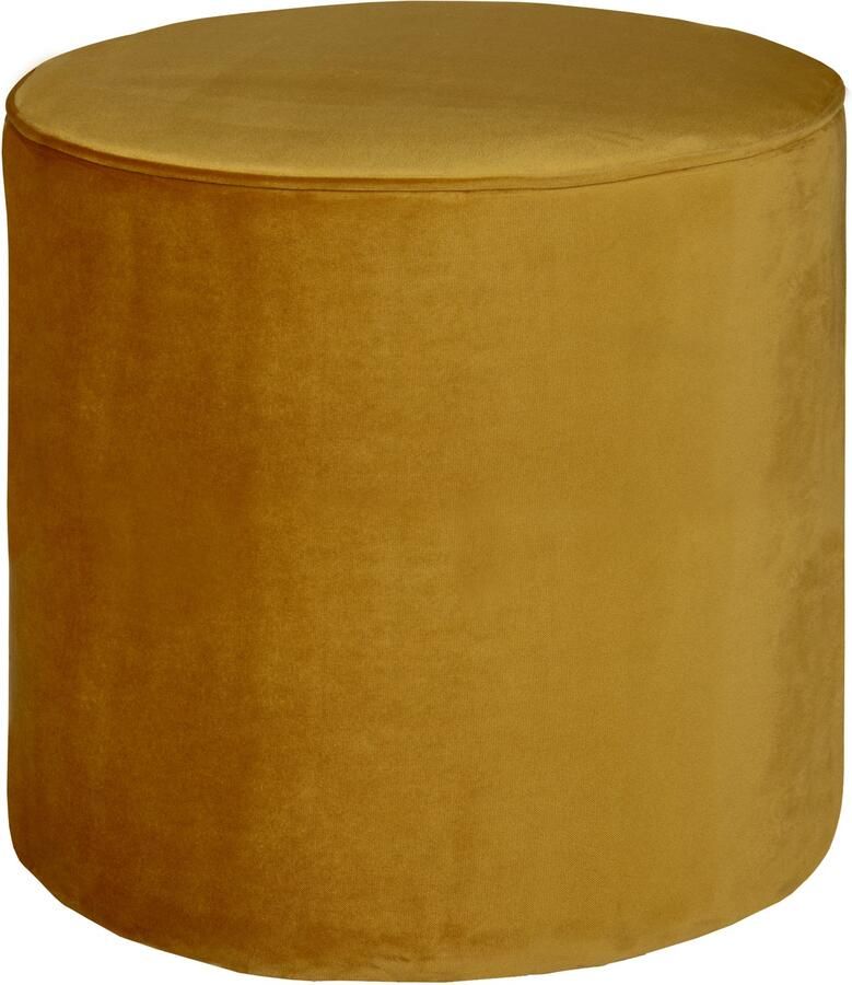 WOOOD Poef Sara Hoog Oker 46Xo46