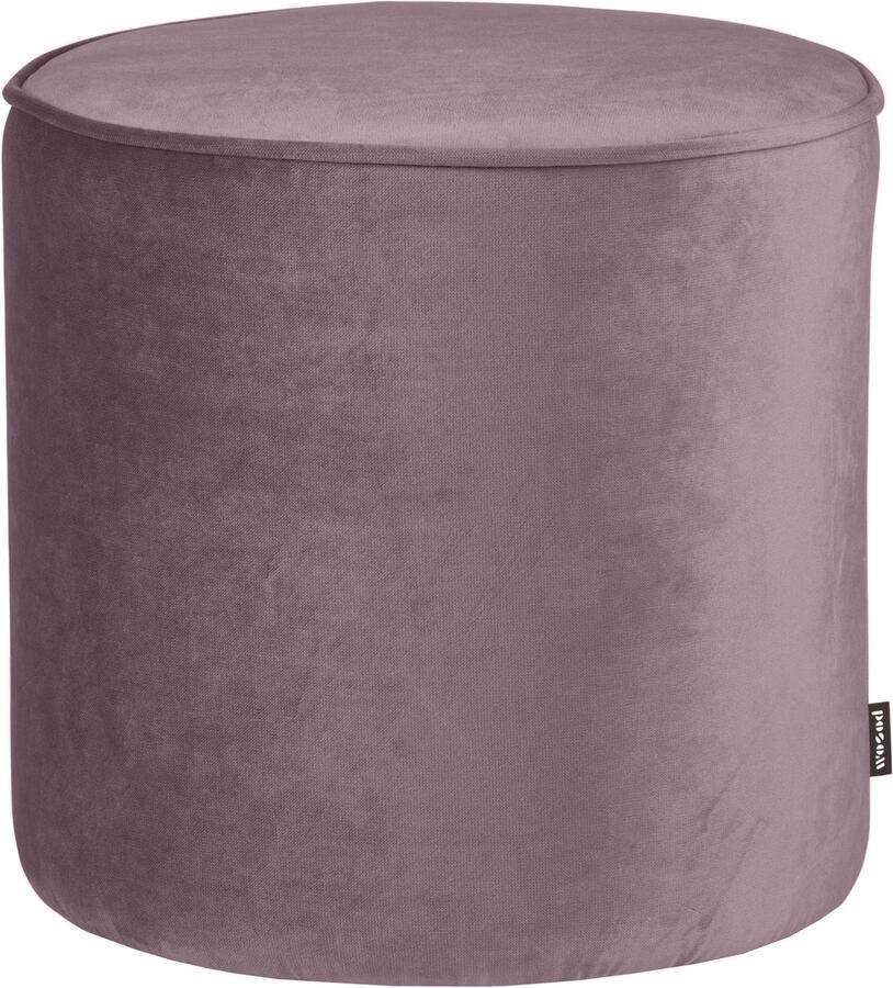 WOOOD Poef Sara Hoog Warm Lila 46Xo46