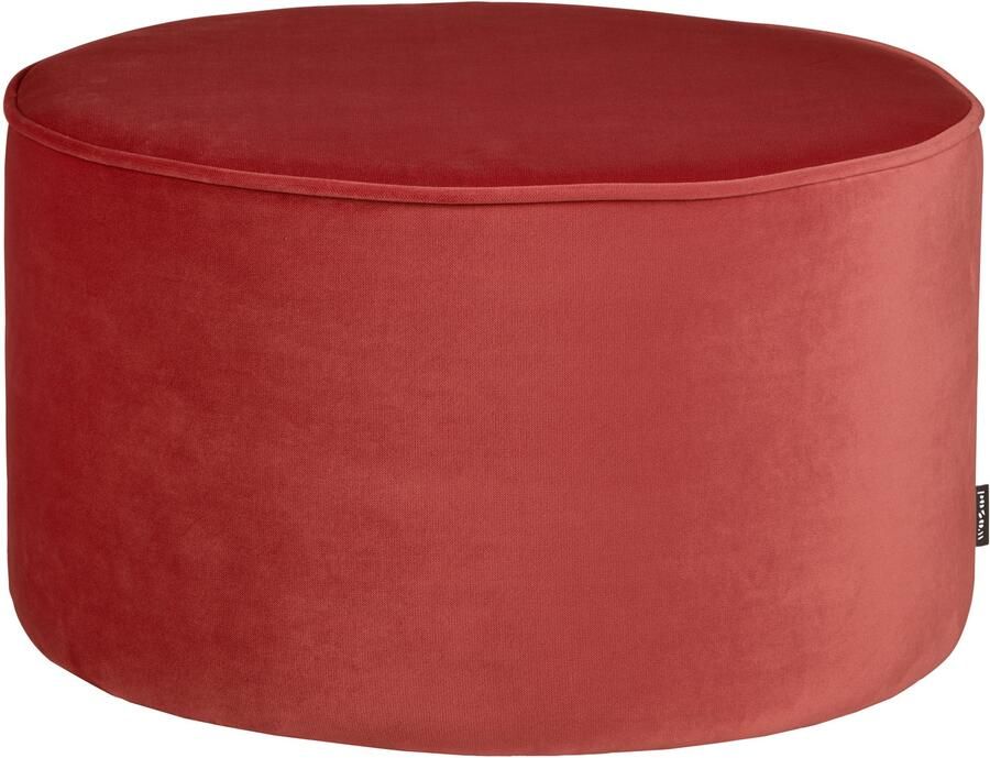 WOOOD Poef Sara Laag Raspberry 36Xo60