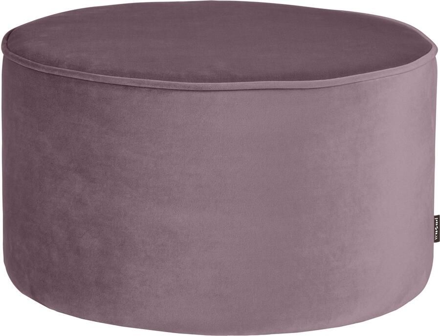 WOOOD Poef Sara Laag Warm Lila 36Xo60