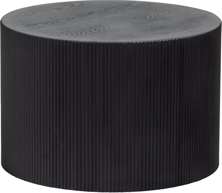 WOOOD SANNE BIJZETTAFEL ROND ZWART