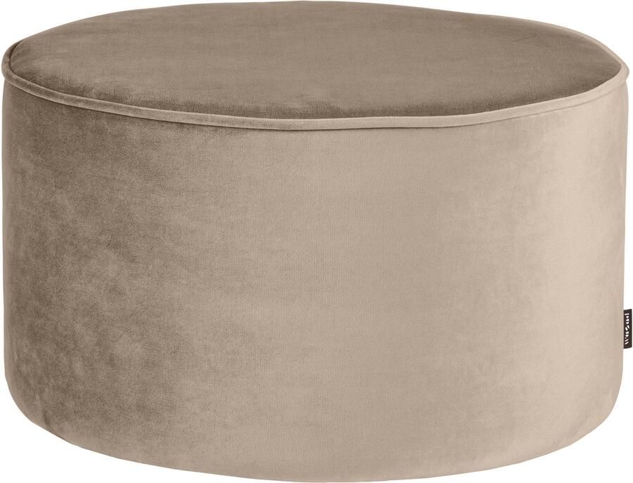 WOOOD Sara Poef Laag Khaki 36Xo60