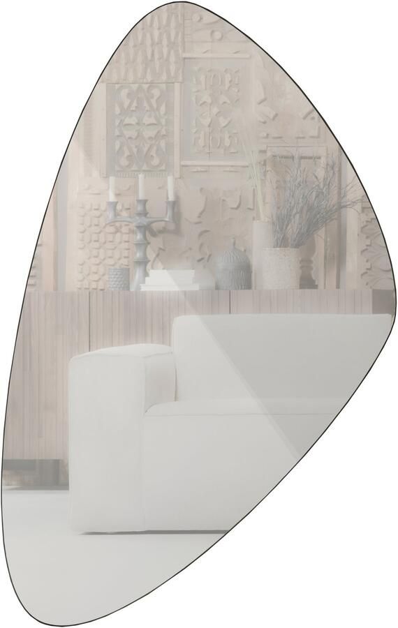 WOOOD Spiegel Philou Zwart 80x50cm