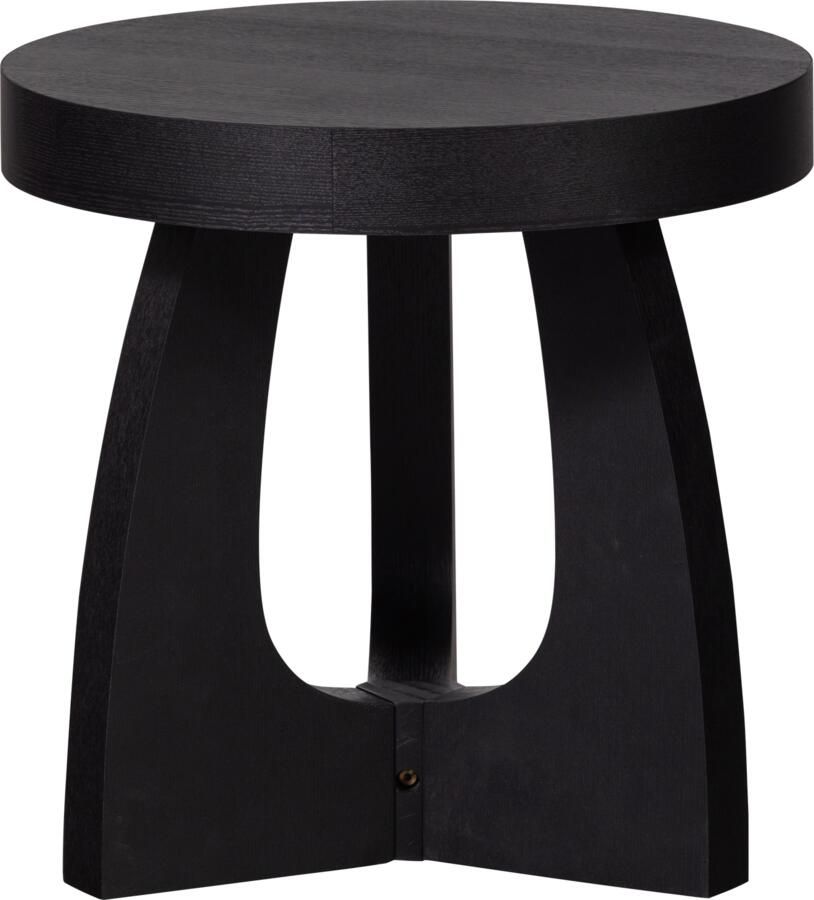 WOOOD Tala bijzettafel mdf fineer zwart 45 x 45cm