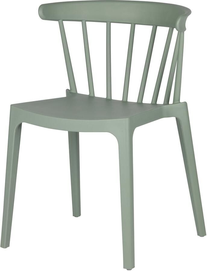 WOOOD Tuinstoel Bliss Met Spijlen Kunststof Jadegroen