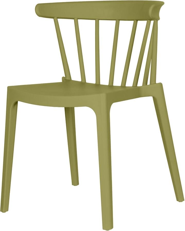 WOOOD Tuinstoel Bliss Met Spijlen Kunststof Matcha Green