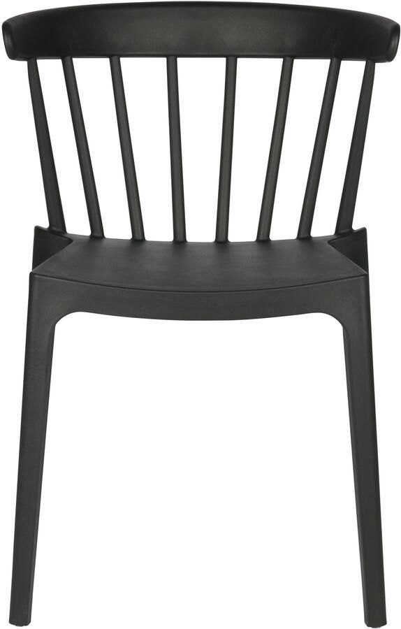 WOOOD Tuinstoel Bliss Met Spijlen Kunststof Zwart