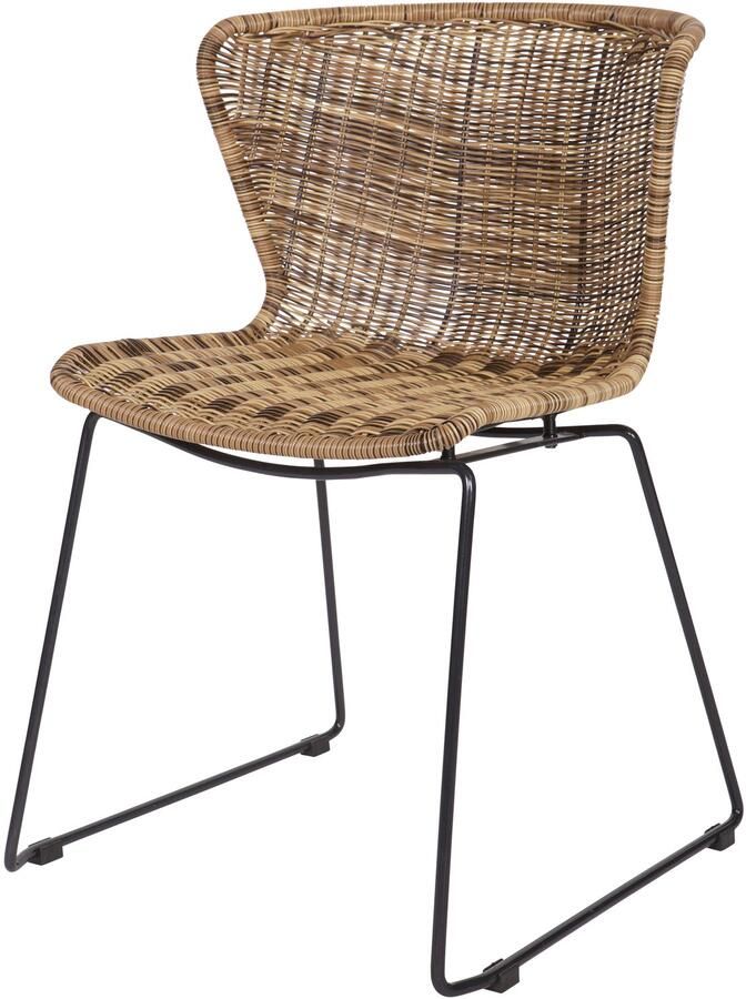 WOOOD Tuinstoel Set V 2 Wings Naturel