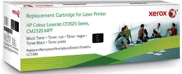 Xerox Compatible Tonercartridge Xerox alternatief tbv HP CC530A 304A zwart