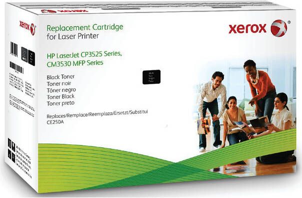 Xerox Compatible Tonercartridge Xerox alternatief tbv HP CE250A 504A zwart