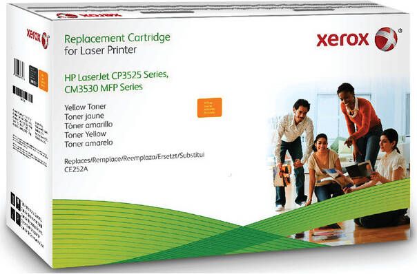 Xerox Compatible Tonercartridge Xerox alternatief tbv HP CE252A 504A geel