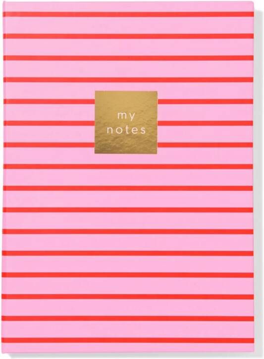 051 Dagplanner 21x15.5cm Rood-roze