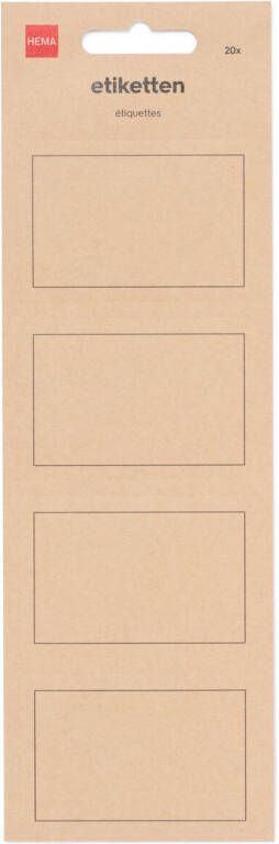 051 Etiketten 20 Stuks