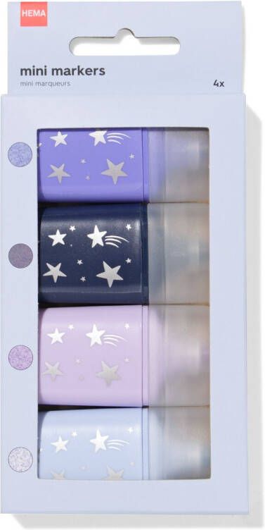 051 Mini Markers 4 Stuks (multi)