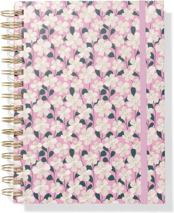 051 Notitieboek A5 Gelinieerd Bloemen (multi)