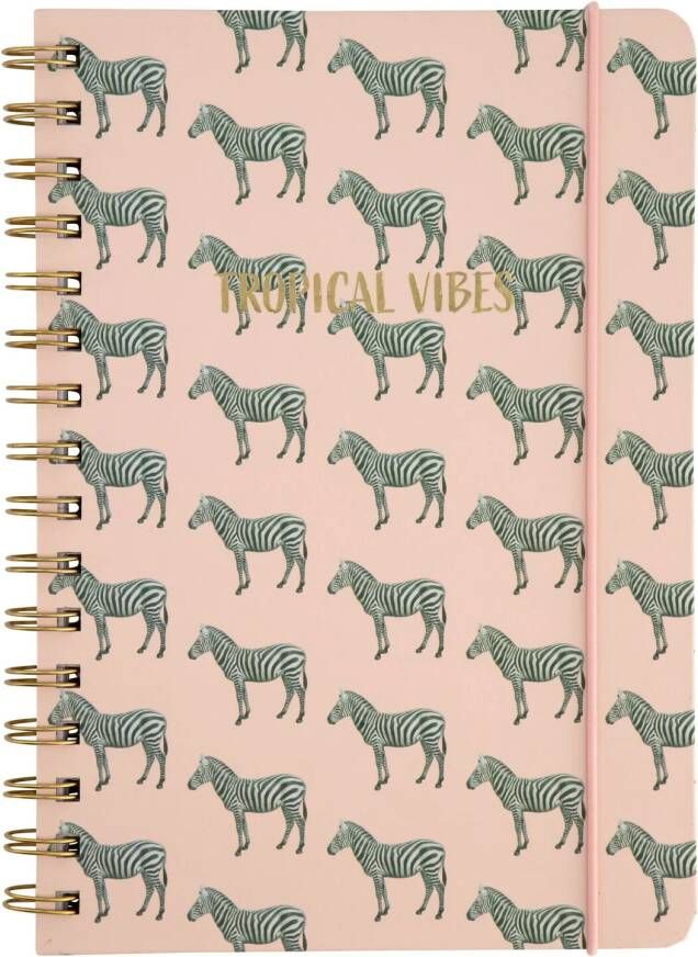 051 Notitieboek Met Spiraal A5 Gelinieerd Zebra