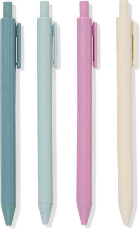 051 Pennen 4 Stuks (multi)