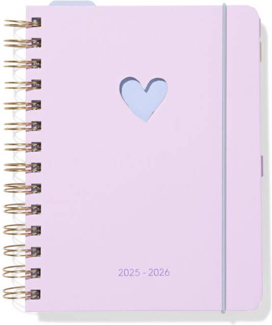 051 Schoolagenda 25-26 18.4x14.2cm Karton Hartjes