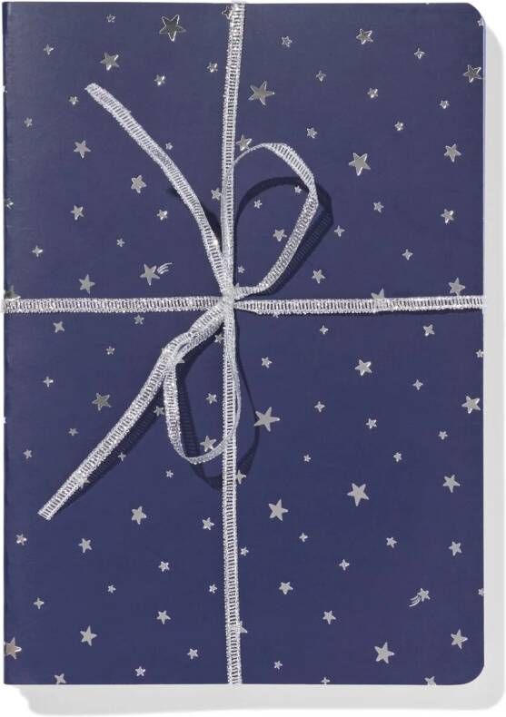 051 Schrift A5 Gelinieerd Sterren 3 Stuks (multi)