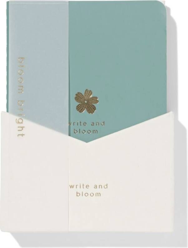 051 Schrift A6 Gelinieerd Bloemen 3 Stuks (multi)