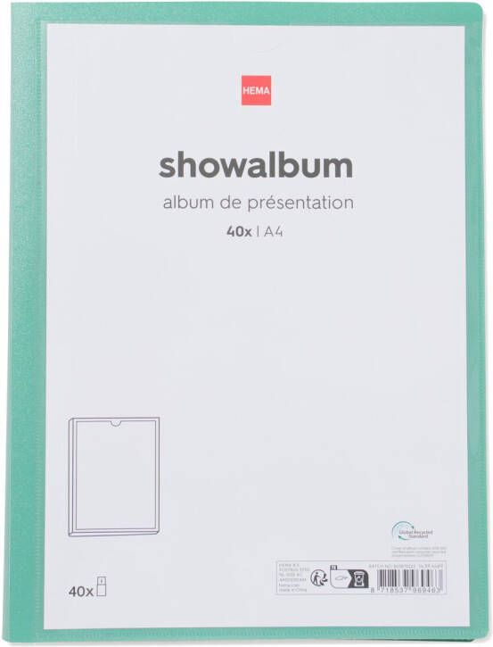 051 Showalbum A4 Groen