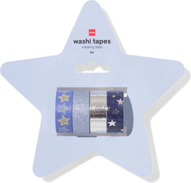 051 Washitapes Sterren 4 Stuks (multi)