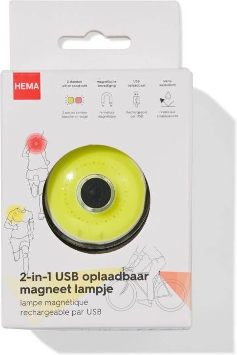 HEMA 2-in-1 USB Oplaadbaar Magneet Lampje