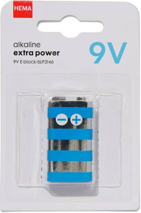 HEMA 9V Alkaline Extra Power Batterij