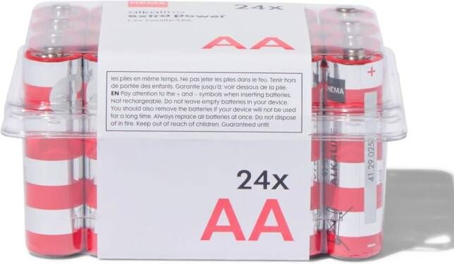 HEMA AA Alkaline Extra Power Batterijen 24 Stuks