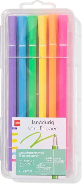 HEMA Accentueerstiften 12 Stuks