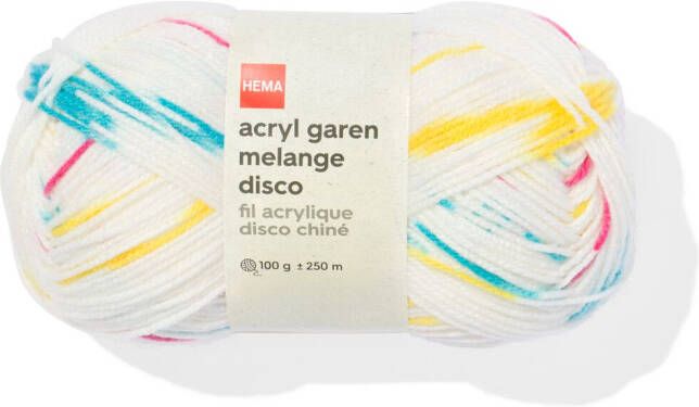 HEMA Acryl Garen Disco Melange 100gram 250meter