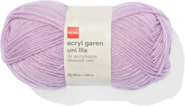 HEMA Acryl Garen Lila 100gram 250meter