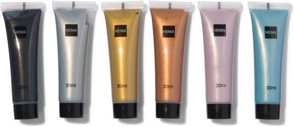 HEMA Acrylverf Metallic 6x20ml