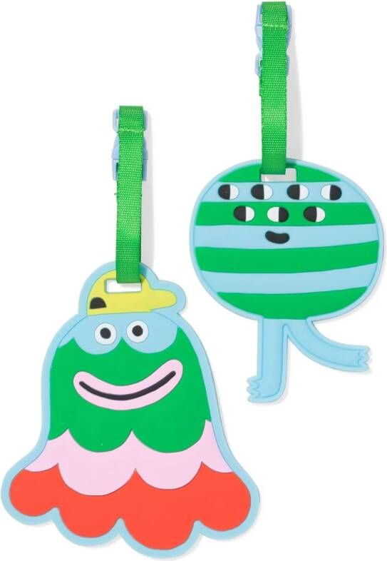 HEMA Bagagelabels Monsters 2 Stuks