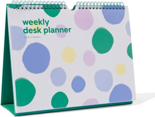 HEMA Bureau Weekplanner Met Spiraal En Standaard 21x28