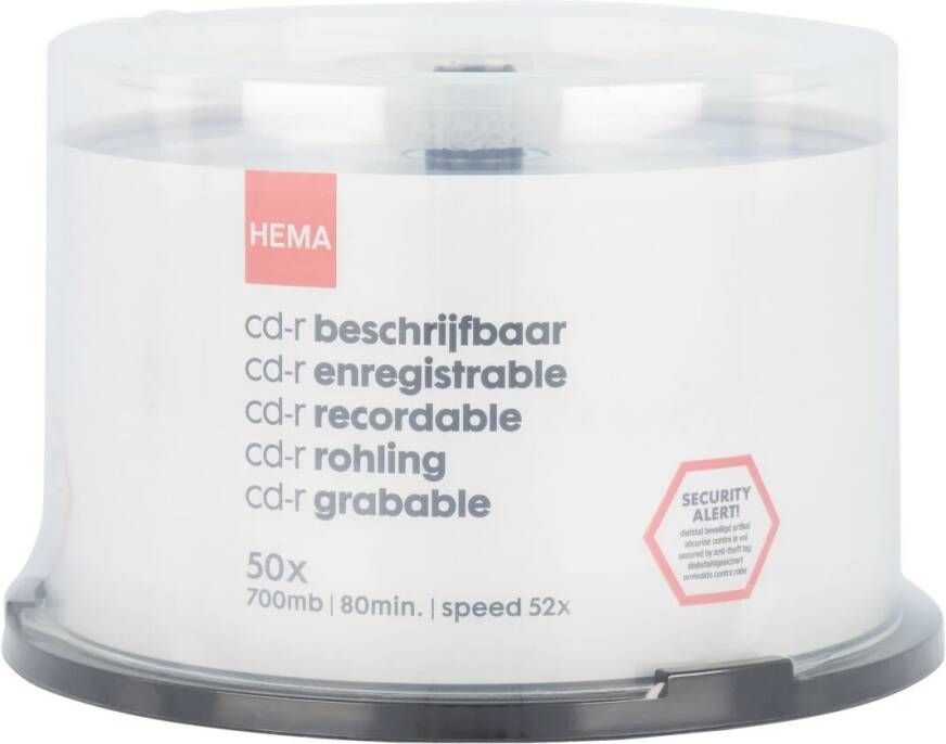 HEMA CD-R 700 MB 80 Minuten 50 Stuks