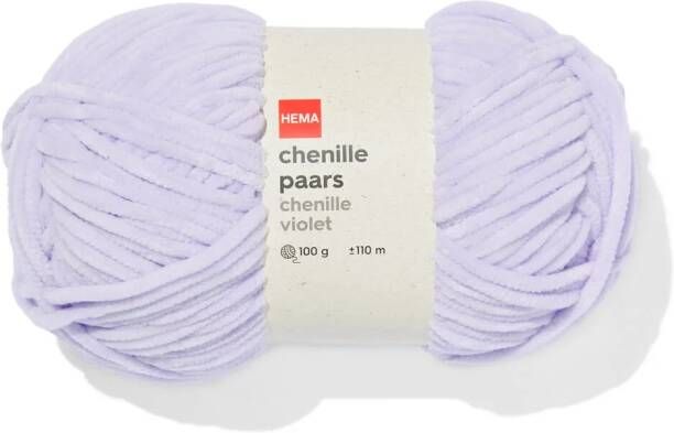 HEMA Chenille Paars 100gram 110meter