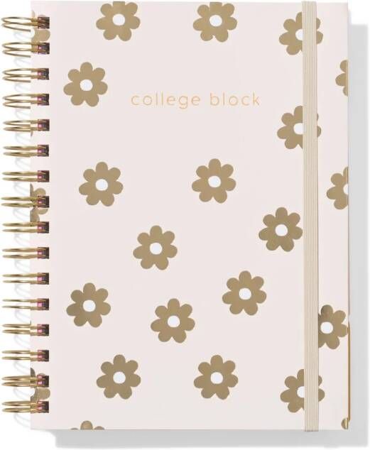 HEMA Collegeblok 4-in-1 A5 Bloemen