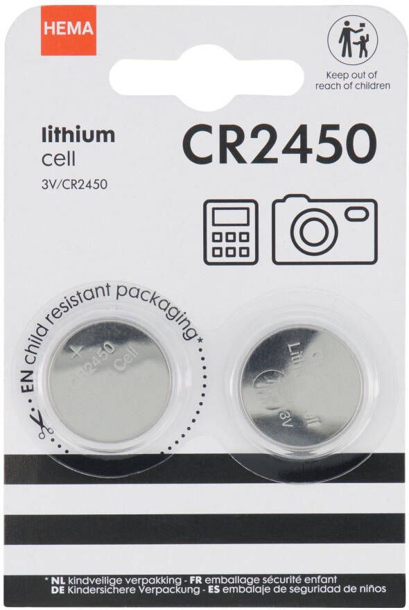 HEMA CR2450 Lithium Batterijen 2 Stuks