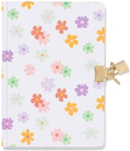 HEMA Dagboek Met Slotje Bloemen A5