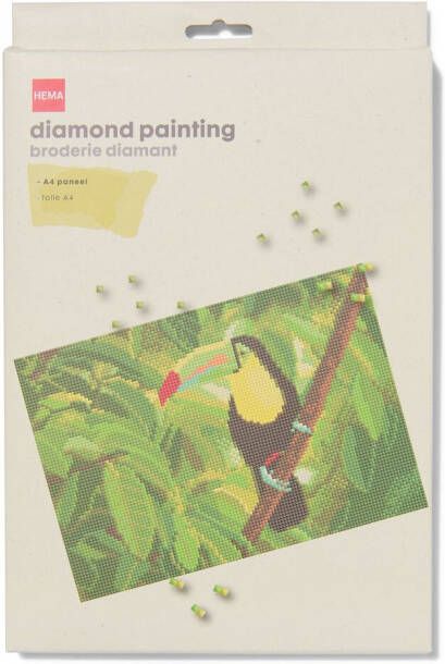 HEMA Diamond Painting Toekan A4