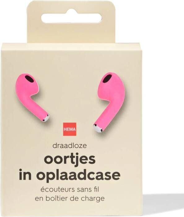 HEMA Draadloze Oortjes Roze