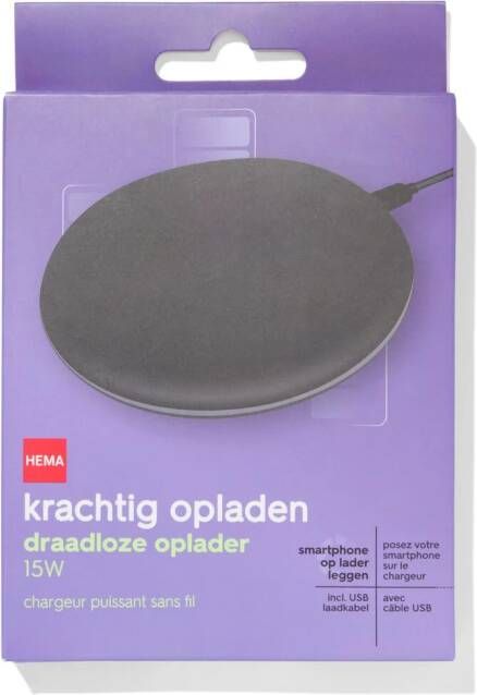 HEMA Draadloze Oplader Rond