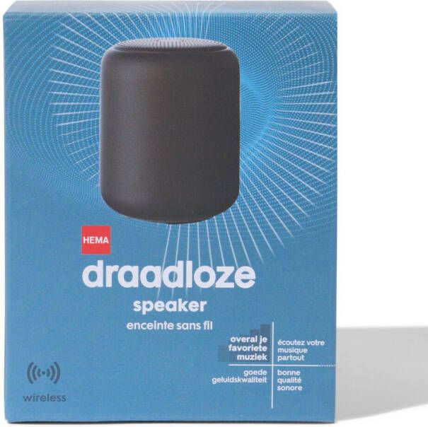 HEMA Draadloze Speaker Zwart