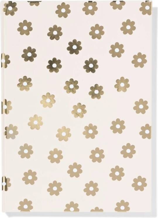 HEMA Dummyboek A4 Blanco Bloemen