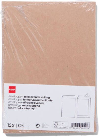 HEMA Enveloppen C5 15 Stuks