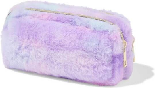 HEMA Etui Dubbele Rits 20cm Fluffy